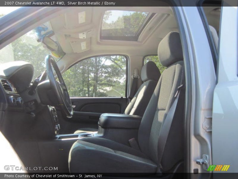 Silver Birch Metallic / Ebony 2007 Chevrolet Avalanche LT 4WD