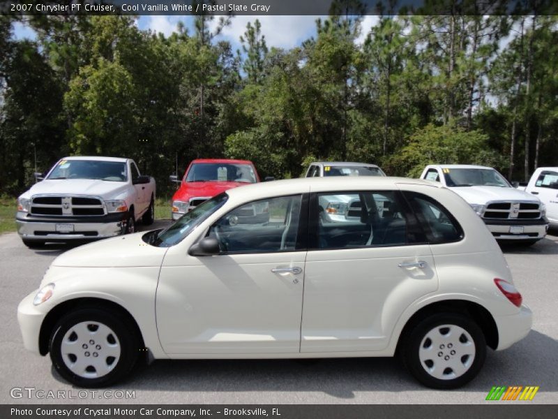 Cool Vanilla White / Pastel Slate Gray 2007 Chrysler PT Cruiser