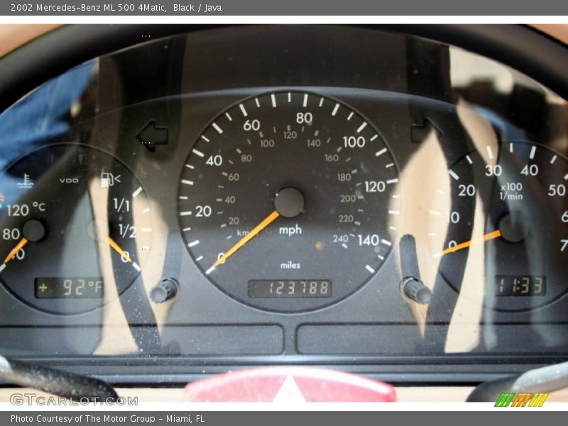 Black / Java 2002 Mercedes-Benz ML 500 4Matic