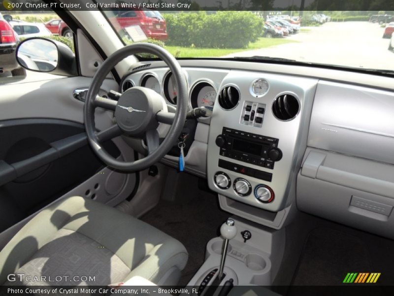 Cool Vanilla White / Pastel Slate Gray 2007 Chrysler PT Cruiser