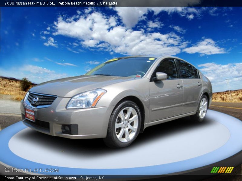 Pebble Beach Metallic / Cafe Latte 2008 Nissan Maxima 3.5 SE