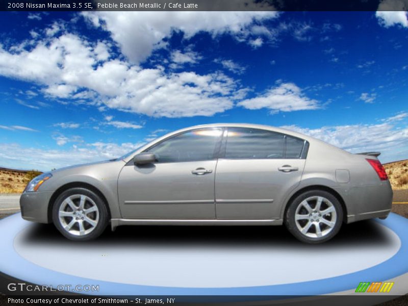 Pebble Beach Metallic / Cafe Latte 2008 Nissan Maxima 3.5 SE