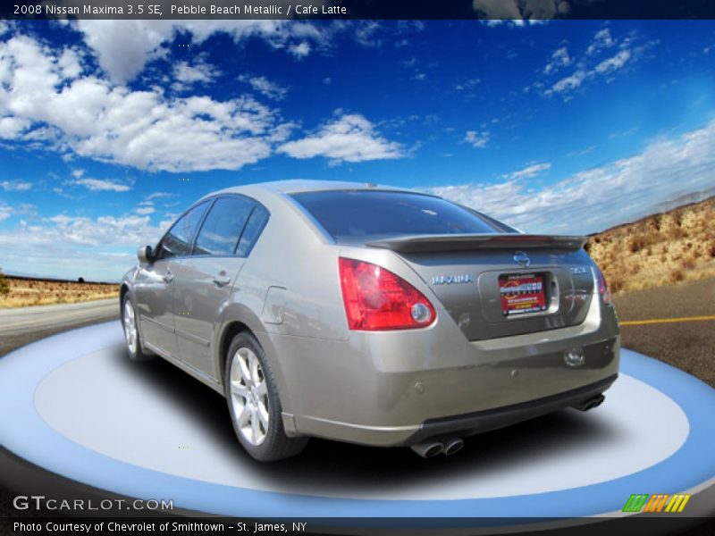 Pebble Beach Metallic / Cafe Latte 2008 Nissan Maxima 3.5 SE