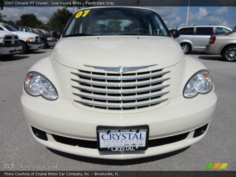 Cool Vanilla White / Pastel Slate Gray 2007 Chrysler PT Cruiser