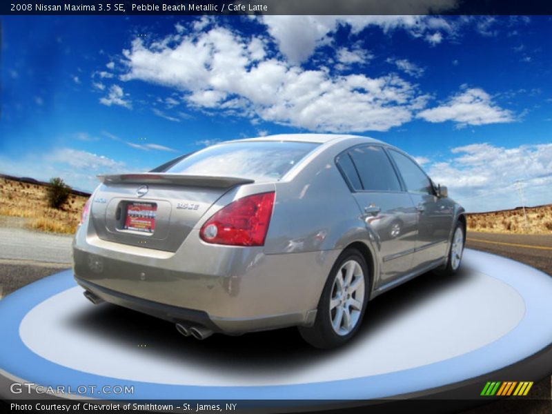 Pebble Beach Metallic / Cafe Latte 2008 Nissan Maxima 3.5 SE