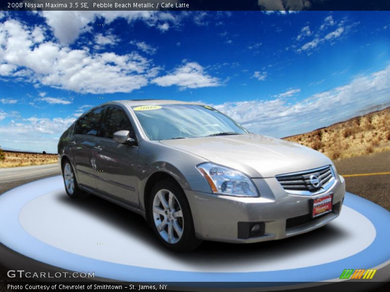 Pebble Beach Metallic / Cafe Latte 2008 Nissan Maxima 3.5 SE