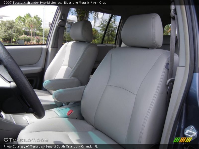 Bluestone Metallic / Ash Gray 2007 Toyota Highlander Hybrid Limited
