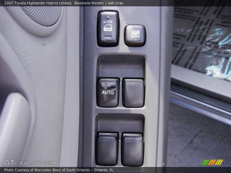 Bluestone Metallic / Ash Gray 2007 Toyota Highlander Hybrid Limited