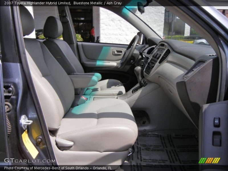 Bluestone Metallic / Ash Gray 2007 Toyota Highlander Hybrid Limited