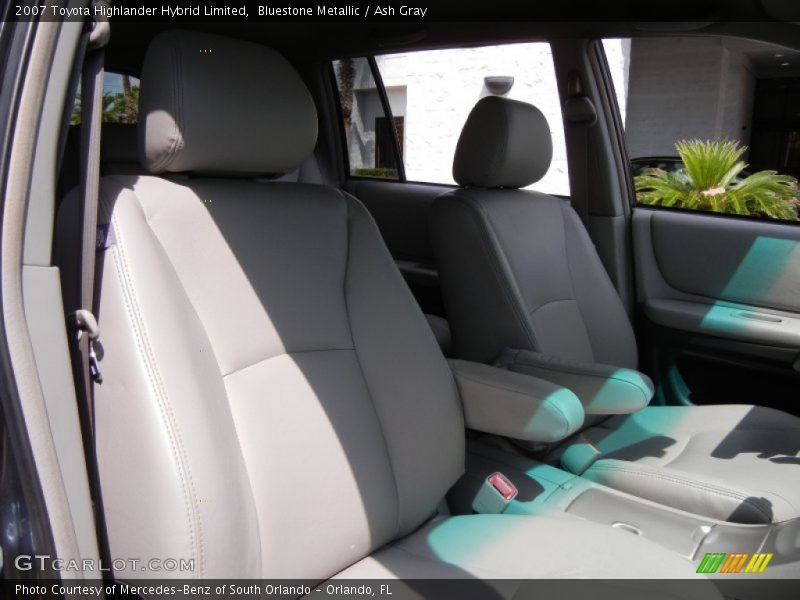 Bluestone Metallic / Ash Gray 2007 Toyota Highlander Hybrid Limited