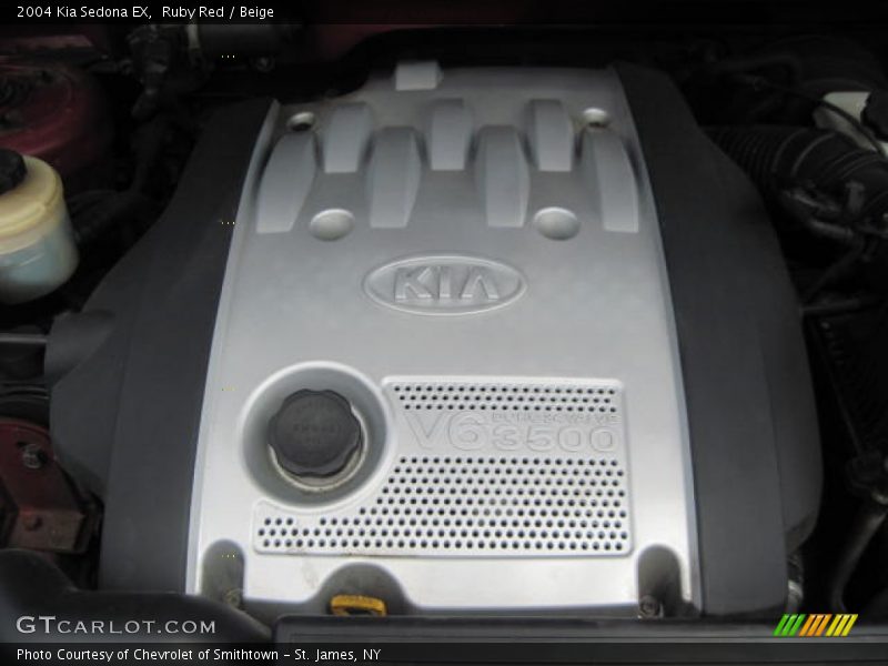Ruby Red / Beige 2004 Kia Sedona EX