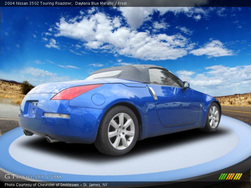 Daytona Blue Metallic / Frost 2004 Nissan 350Z Touring Roadster