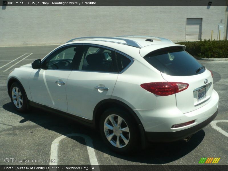 Moonlight White / Graphite 2008 Infiniti EX 35 Journey