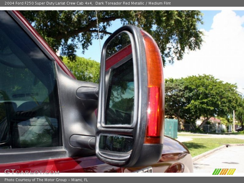 Dark Toreador Red Metallic / Medium Flint 2004 Ford F250 Super Duty Lariat Crew Cab 4x4