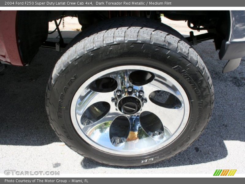 Custom Wheels of 2004 F250 Super Duty Lariat Crew Cab 4x4