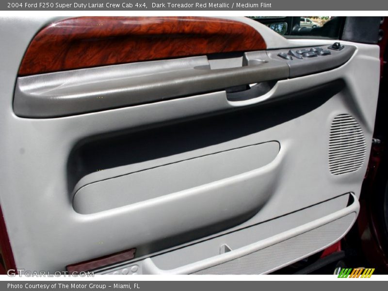 Dark Toreador Red Metallic / Medium Flint 2004 Ford F250 Super Duty Lariat Crew Cab 4x4