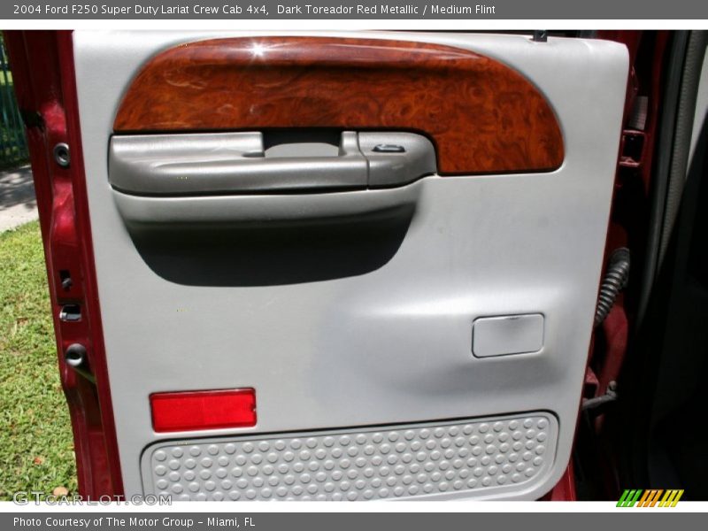 Dark Toreador Red Metallic / Medium Flint 2004 Ford F250 Super Duty Lariat Crew Cab 4x4
