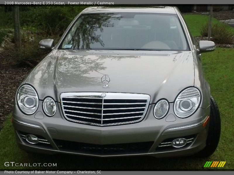 Pewter Metallic / Cashmere 2008 Mercedes-Benz E 350 Sedan