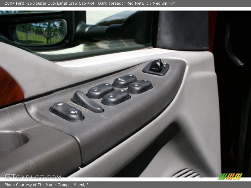 Dark Toreador Red Metallic / Medium Flint 2004 Ford F250 Super Duty Lariat Crew Cab 4x4