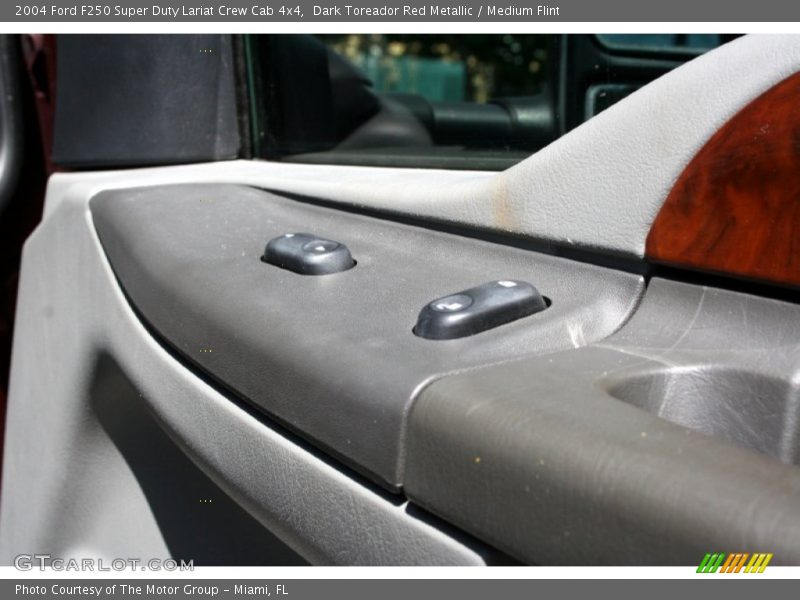 Dark Toreador Red Metallic / Medium Flint 2004 Ford F250 Super Duty Lariat Crew Cab 4x4
