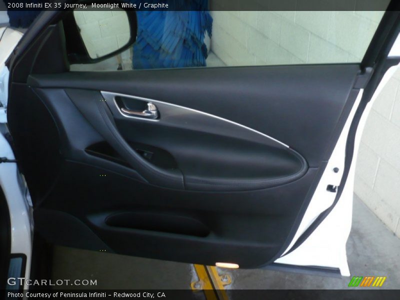 Moonlight White / Graphite 2008 Infiniti EX 35 Journey