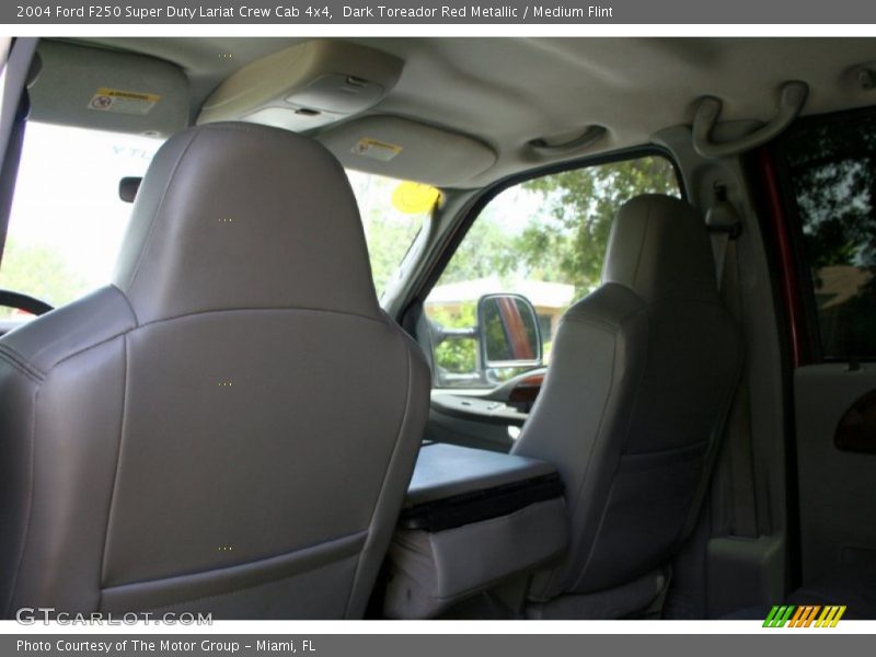 Dark Toreador Red Metallic / Medium Flint 2004 Ford F250 Super Duty Lariat Crew Cab 4x4