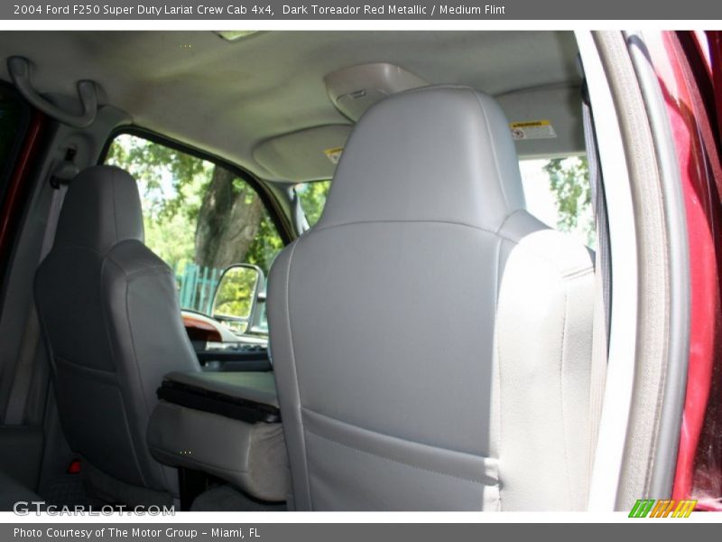 Dark Toreador Red Metallic / Medium Flint 2004 Ford F250 Super Duty Lariat Crew Cab 4x4