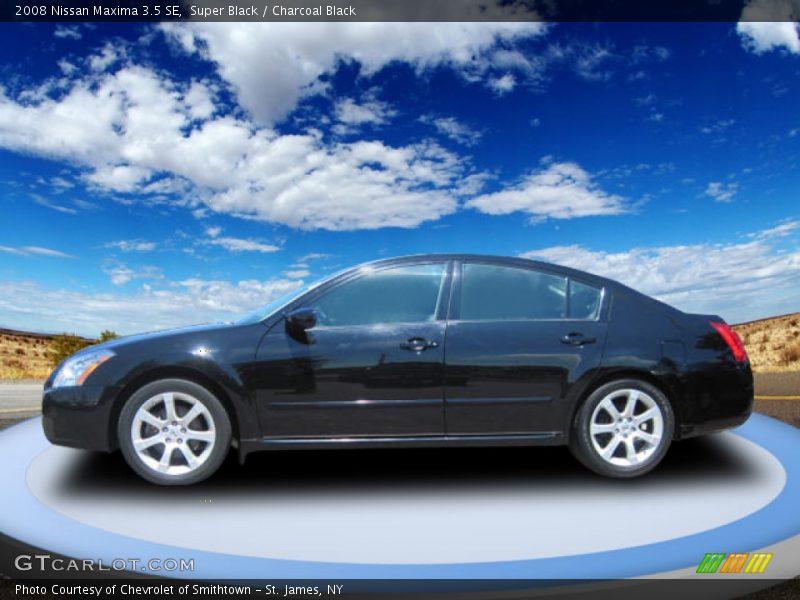 Super Black / Charcoal Black 2008 Nissan Maxima 3.5 SE