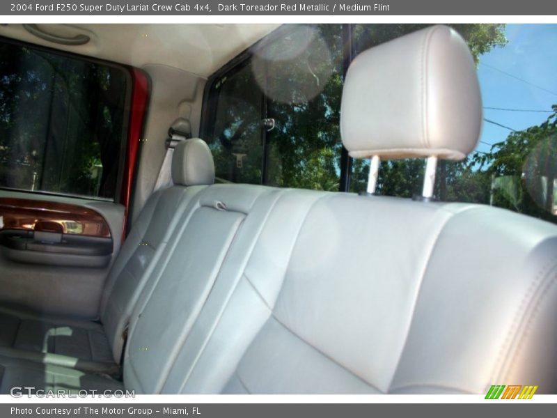 Dark Toreador Red Metallic / Medium Flint 2004 Ford F250 Super Duty Lariat Crew Cab 4x4