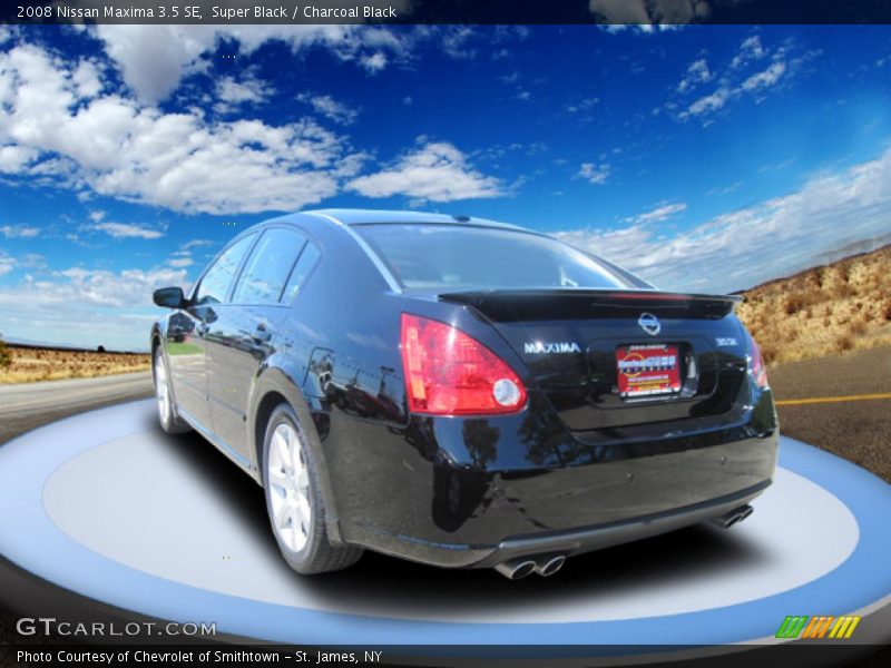 Super Black / Charcoal Black 2008 Nissan Maxima 3.5 SE