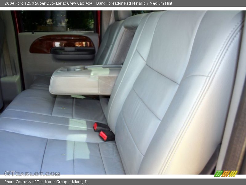 Dark Toreador Red Metallic / Medium Flint 2004 Ford F250 Super Duty Lariat Crew Cab 4x4