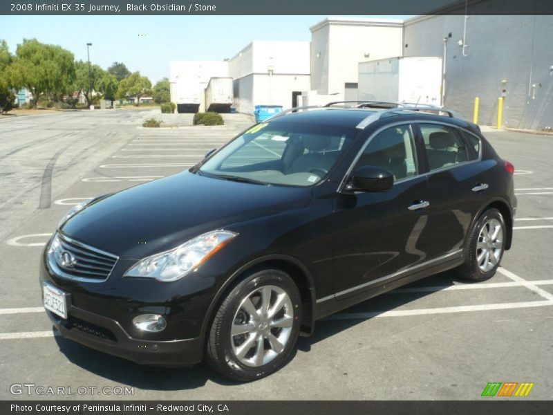 Black Obsidian / Stone 2008 Infiniti EX 35 Journey