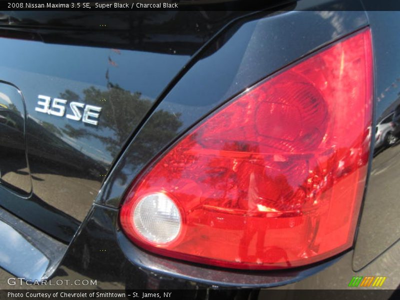 Super Black / Charcoal Black 2008 Nissan Maxima 3.5 SE