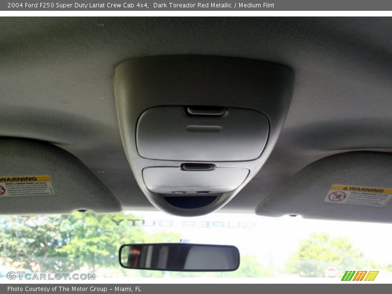 Dark Toreador Red Metallic / Medium Flint 2004 Ford F250 Super Duty Lariat Crew Cab 4x4