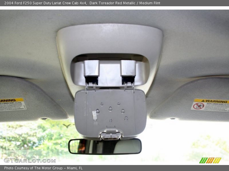 Dark Toreador Red Metallic / Medium Flint 2004 Ford F250 Super Duty Lariat Crew Cab 4x4