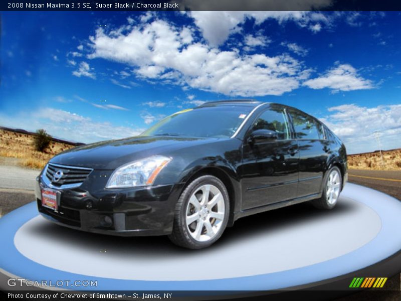 Super Black / Charcoal Black 2008 Nissan Maxima 3.5 SE