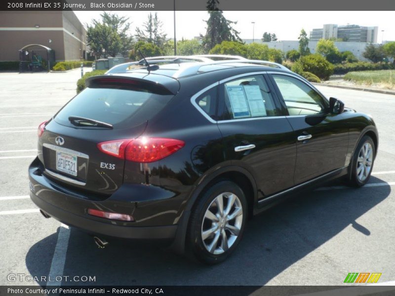 Black Obsidian / Stone 2008 Infiniti EX 35 Journey