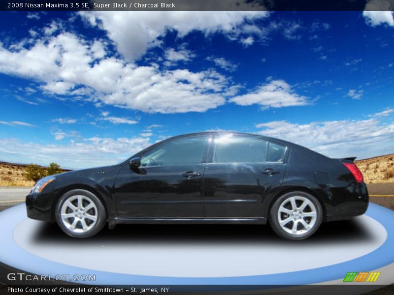 Super Black / Charcoal Black 2008 Nissan Maxima 3.5 SE