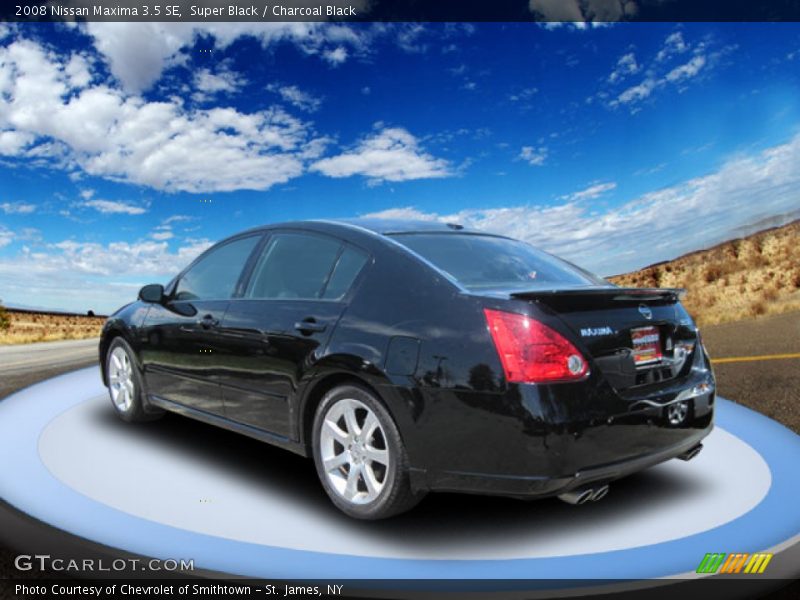 Super Black / Charcoal Black 2008 Nissan Maxima 3.5 SE