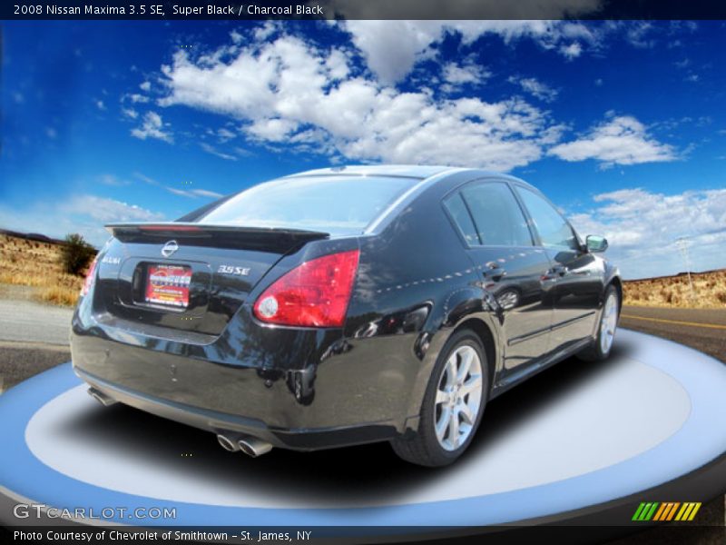 Super Black / Charcoal Black 2008 Nissan Maxima 3.5 SE