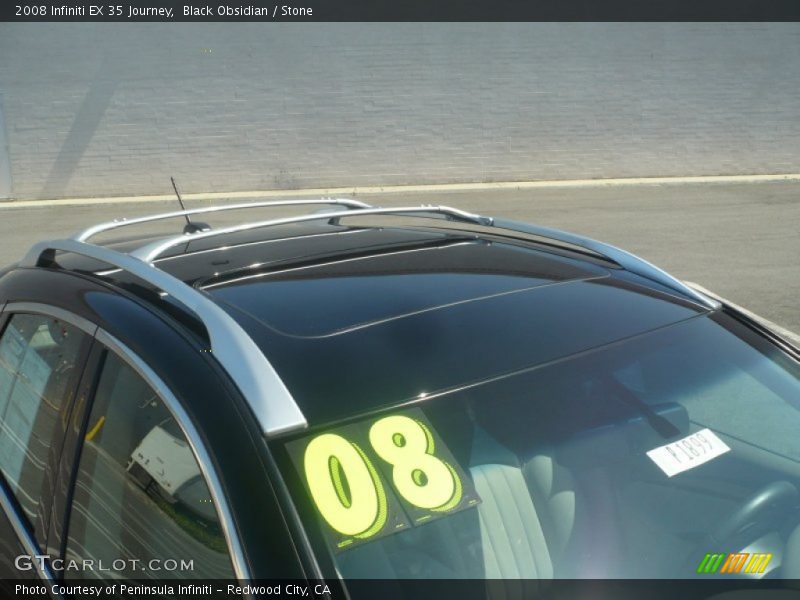 Black Obsidian / Stone 2008 Infiniti EX 35 Journey