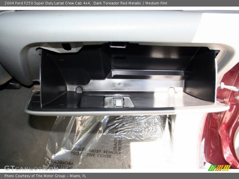 Dark Toreador Red Metallic / Medium Flint 2004 Ford F250 Super Duty Lariat Crew Cab 4x4