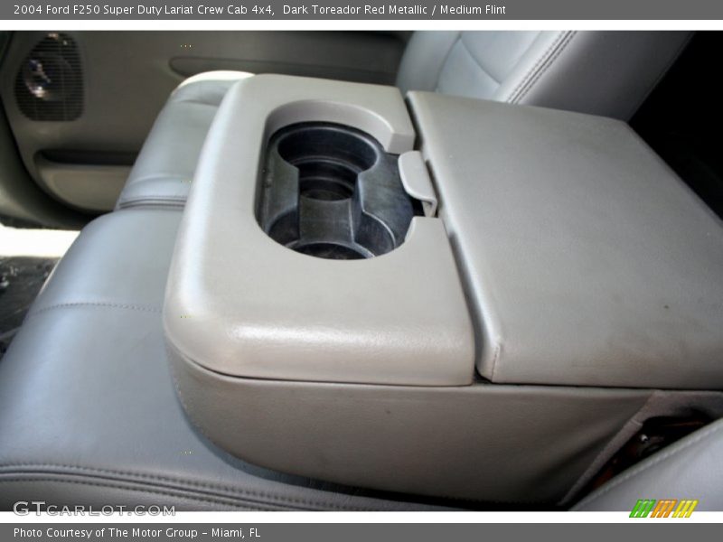 Dark Toreador Red Metallic / Medium Flint 2004 Ford F250 Super Duty Lariat Crew Cab 4x4