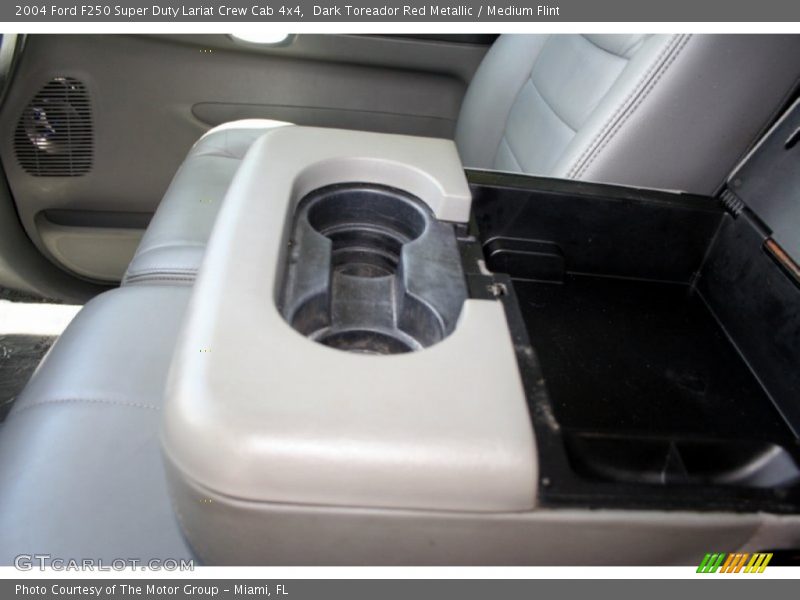 Dark Toreador Red Metallic / Medium Flint 2004 Ford F250 Super Duty Lariat Crew Cab 4x4