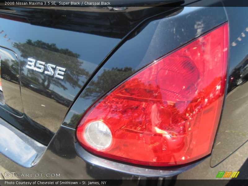 Super Black / Charcoal Black 2008 Nissan Maxima 3.5 SE