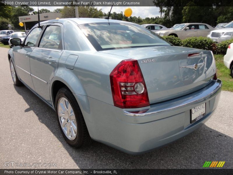 Clearwater Blue Pearl / Dark Khaki/Light Graystone 2008 Chrysler 300 Limited