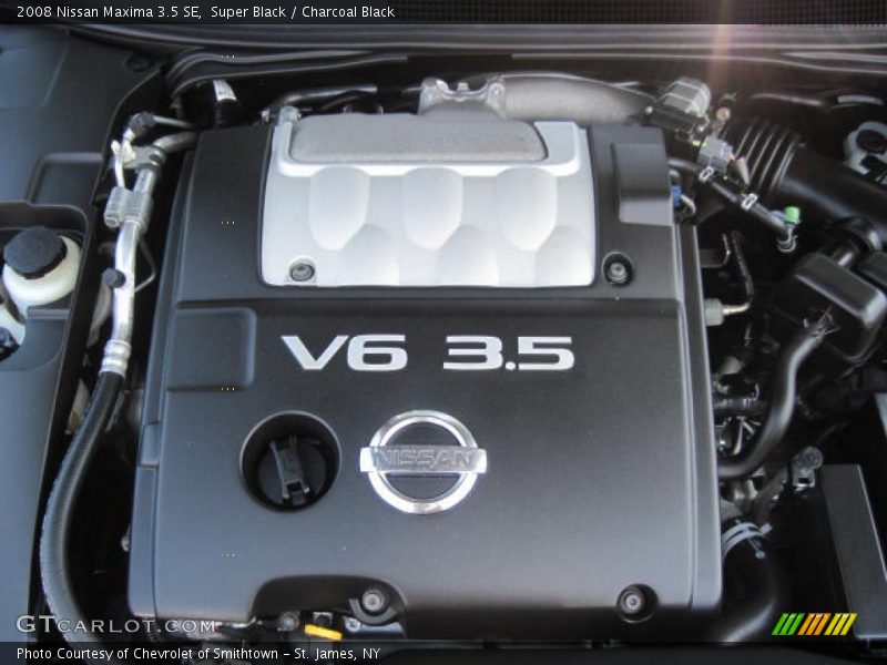 Super Black / Charcoal Black 2008 Nissan Maxima 3.5 SE