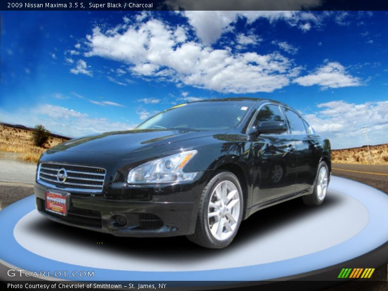 Super Black / Charcoal 2009 Nissan Maxima 3.5 S