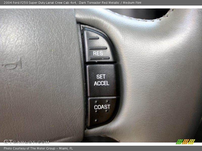 Dark Toreador Red Metallic / Medium Flint 2004 Ford F250 Super Duty Lariat Crew Cab 4x4