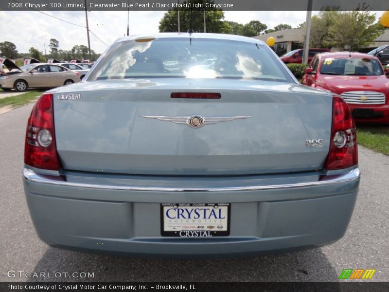 Clearwater Blue Pearl / Dark Khaki/Light Graystone 2008 Chrysler 300 Limited